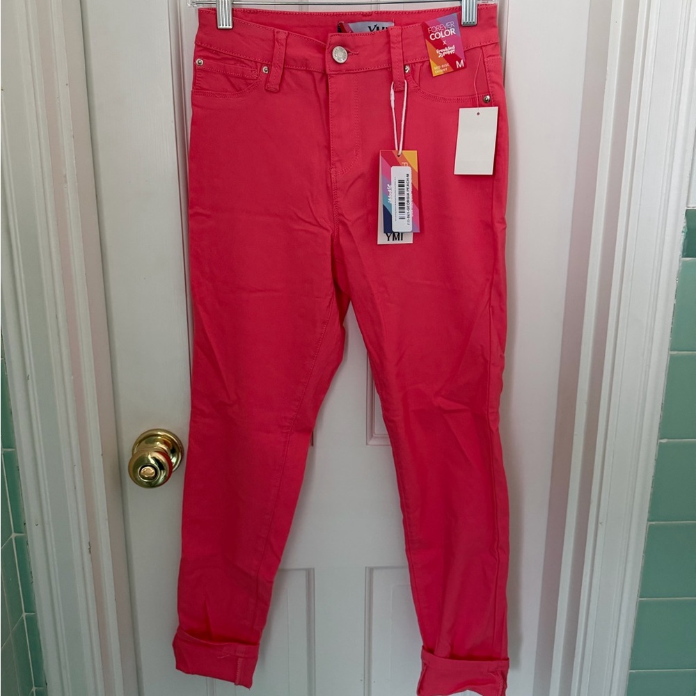 YMI Coral Pink Hyperstretch Skinny Pants